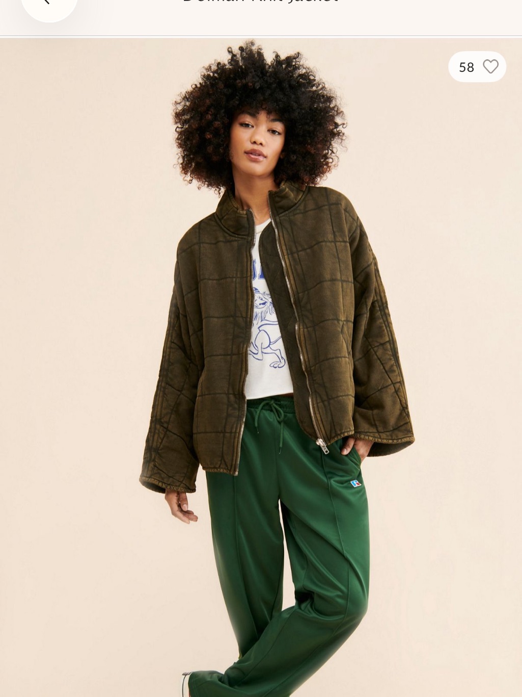 Free People Dolman Knit Jacket Women’s Jacket- Olive
